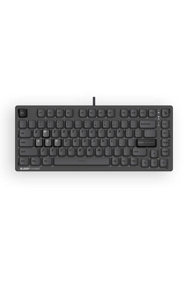 BLOODY - Bloody MS76 Iron Grey 75% Magnetic Hall Effect RGB Gaming Keyboard - iron-grey