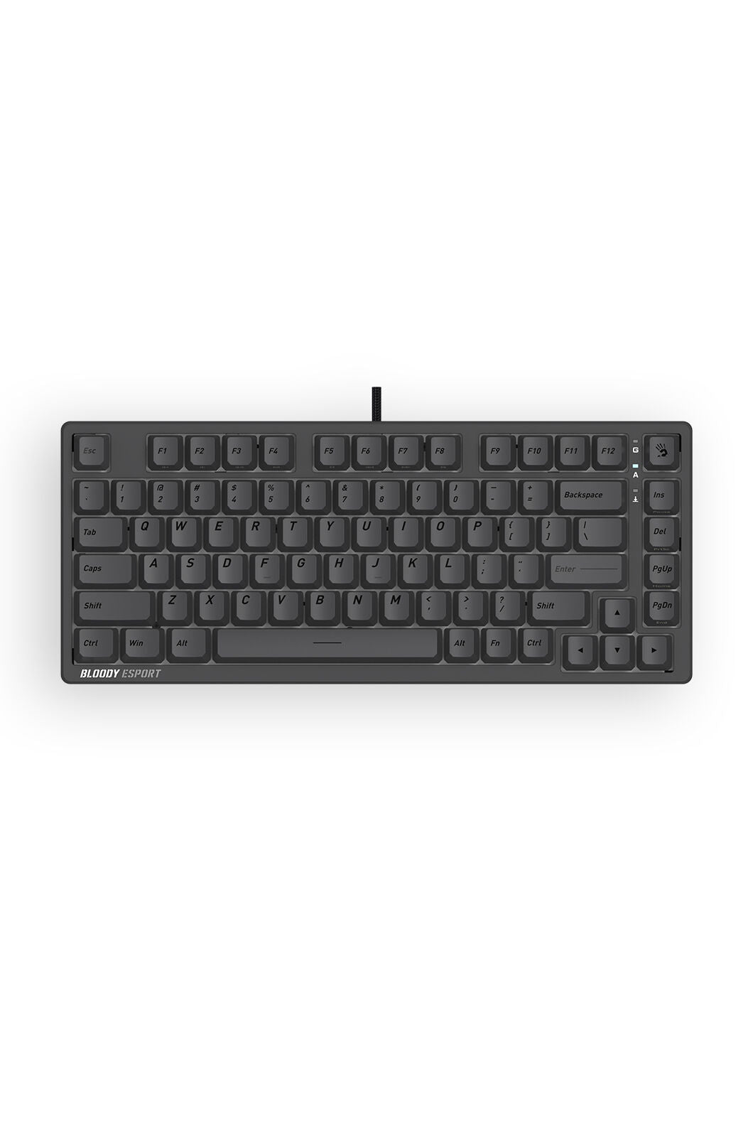 BLOODY - Bloody MS76 Iron Grey 75% Magnetic Hall Effect RGB Gaming Keyboard - iron-grey