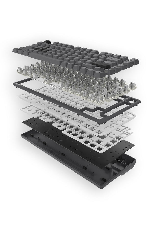 BLOODY - Bloody MS76 Iron Grey 75% Magnetic Hall Effect RGB Gaming Keyboard - iron-grey