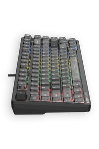 BLOODY - Bloody MS76 Stellar Black 75% Magnetic Hall Effect RGB Gaming Keyboard - stella-black