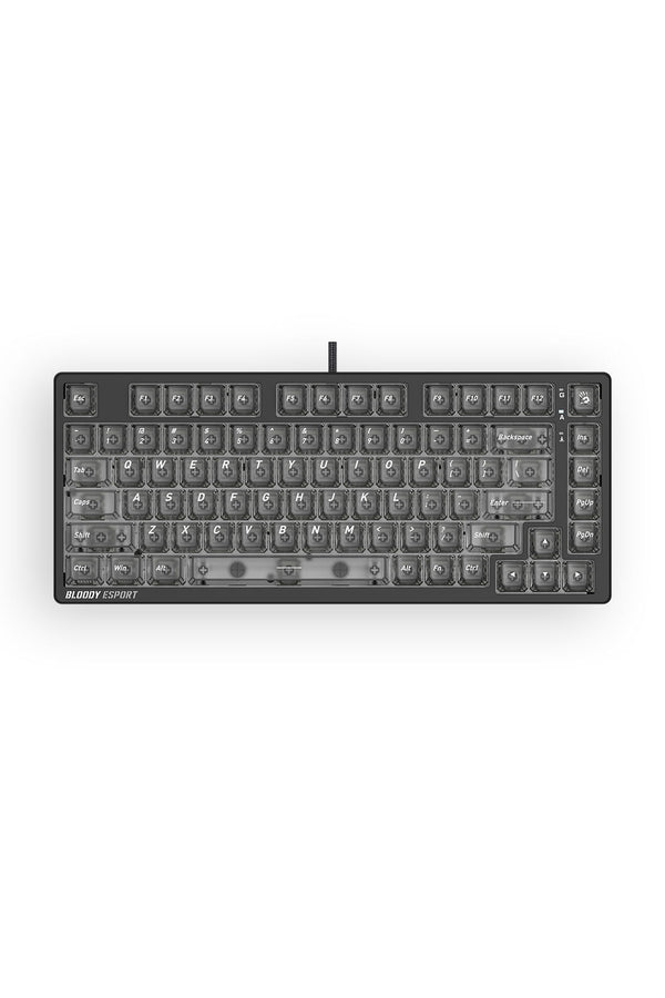 BLOODY - Bloody MS76 Stellar Black 75% Magnetic Hall Effect RGB Gaming Keyboard - stella-black