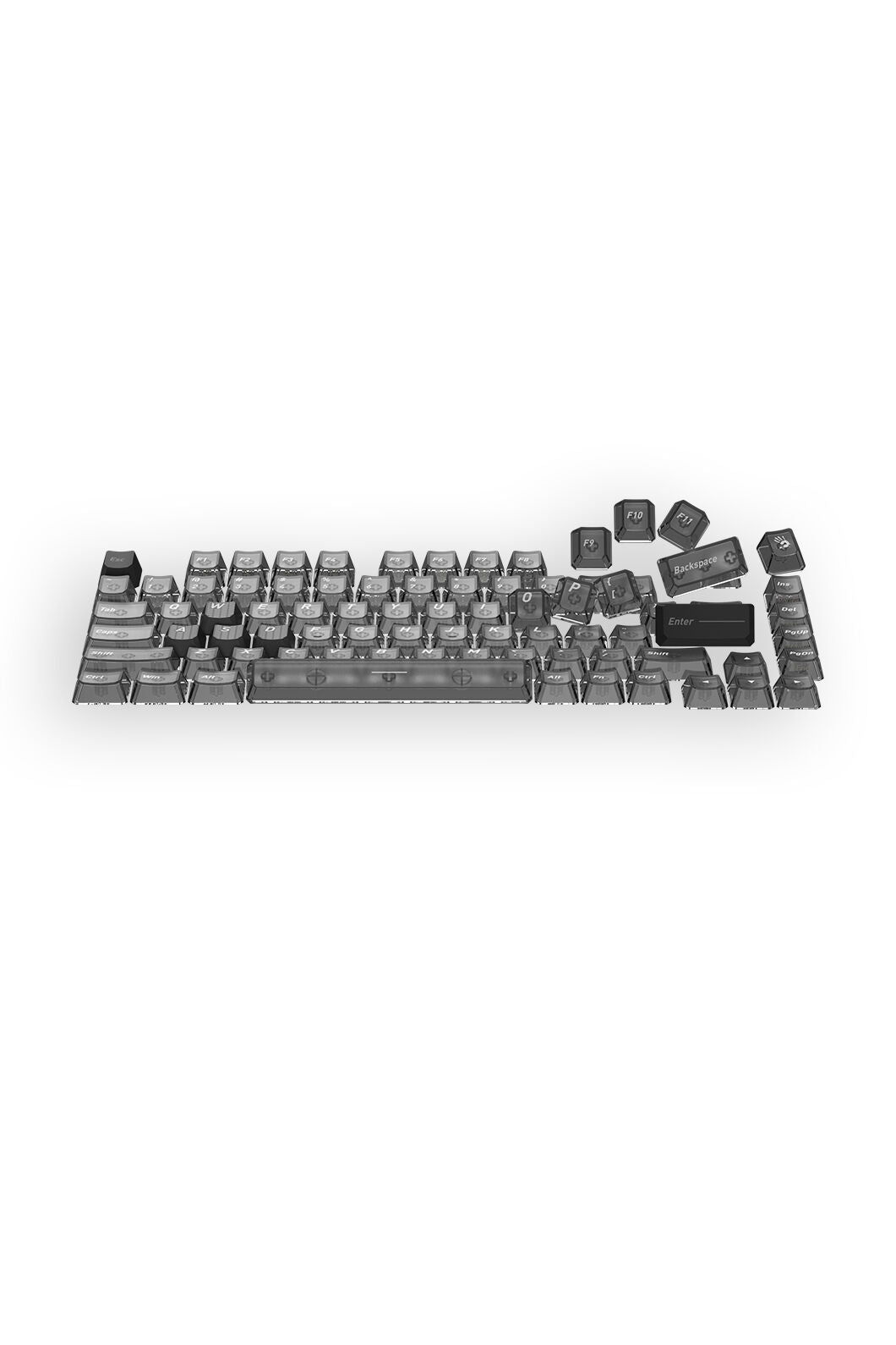 BLOODY - Bloody MS76 Stellar Black 75% Magnetic Hall Effect RGB Gaming Keyboard - stella-black