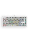 BLOODY - Bloody MS76 Crystal White 75% Magnetic Hall Effect RGB Gaming Keyboard - crystal-white