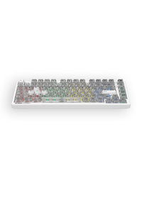 BLOODY - Bloody MS76 Crystal White 75% Magnetic Hall Effect RGB Gaming Keyboard - crystal-white