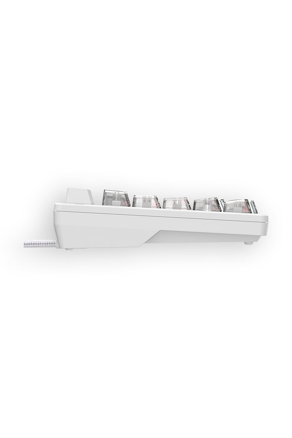 BLOODY - Bloody MS76 Crystal White 75% Magnetic Hall Effect RGB Gaming Keyboard - crystal-white