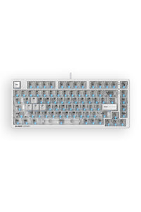 BLOODY - Bloody MS76 Crystal White 75% Magnetic Hall Effect RGB Gaming Keyboard - crystal-white