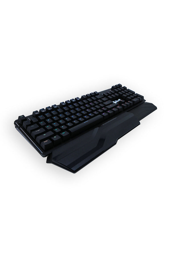 BLOODY - Bloody B975 Black Light Strike Optical Mechanical RGB Gaming Keyboard Orange Switch - black