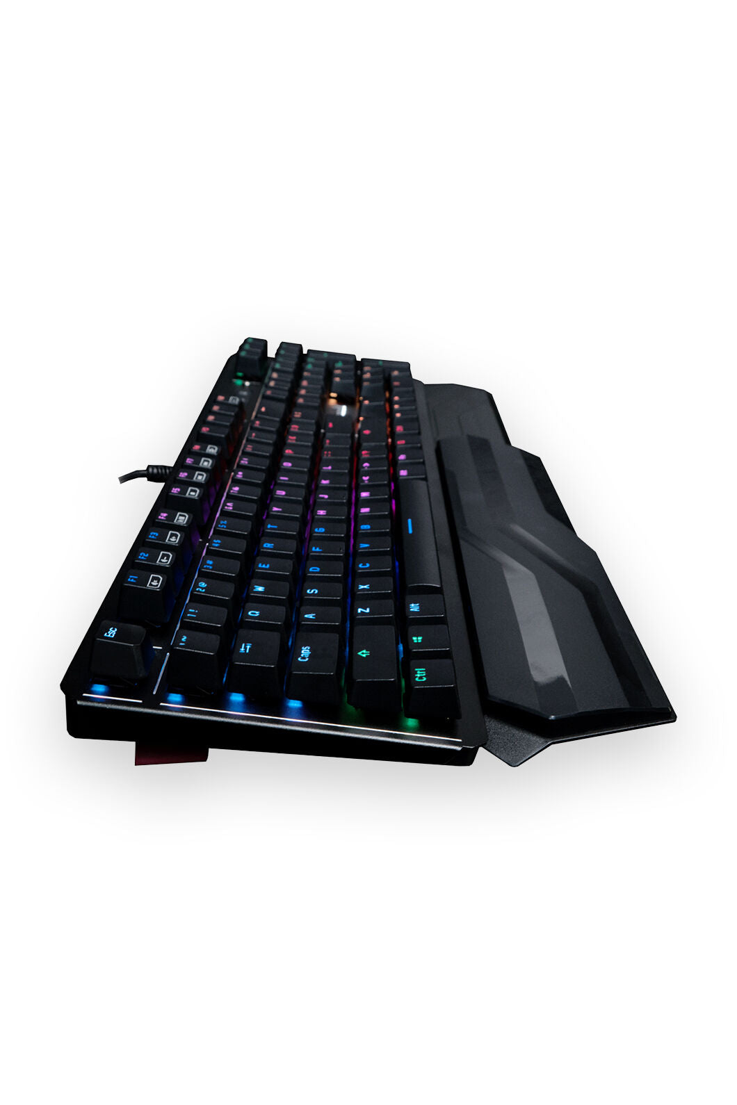 BLOODY - Bloody B975 Black Light Strike Optical Mechanical RGB Gaming Keyboard Orange Switch - black
