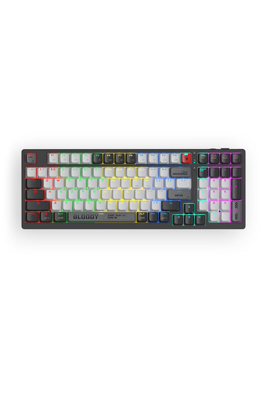BLOODY - Bloody WS98 Bloody Grey 80% Dual Core Wireless Mechanical Keyboard - bloody-grey
