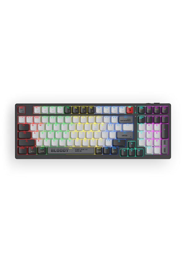 BLOODY - Bloody WS98 Bloody Grey 80% Dual Core Wireless Mechanical Keyboard - bloody-grey