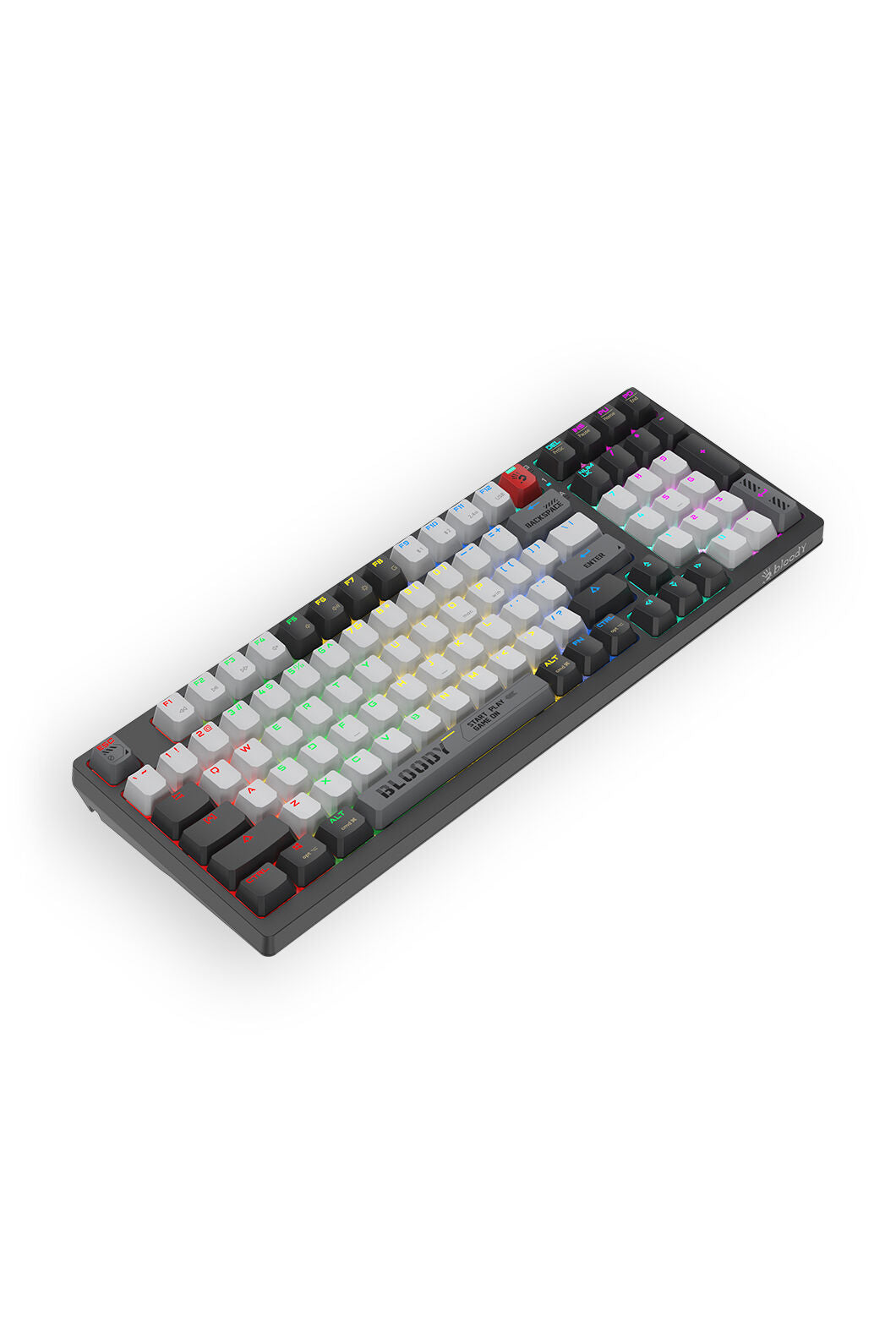 BLOODY - Bloody WS98 Bloody Grey 80% Dual Core Wireless Mechanical Keyboard - bloody-grey