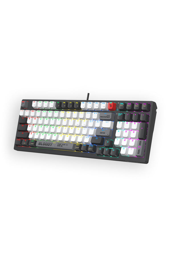 BLOODY - Bloody WS98 Bloody Grey 80% Dual Core Wireless Mechanical Keyboard - bloody-grey
