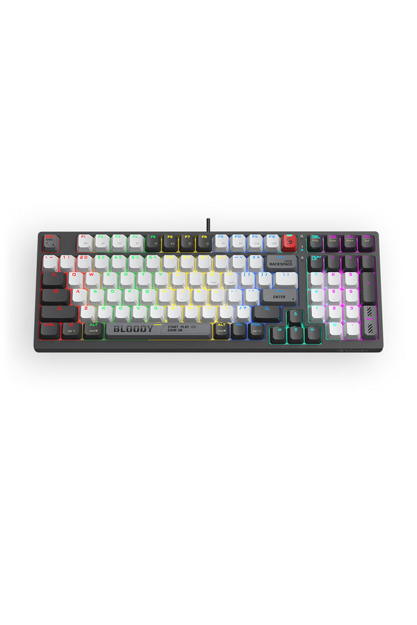 BLOODY - Bloody WS98 Bloody Grey 80% Dual Core Wireless Mechanical Keyboard - bloody-grey
