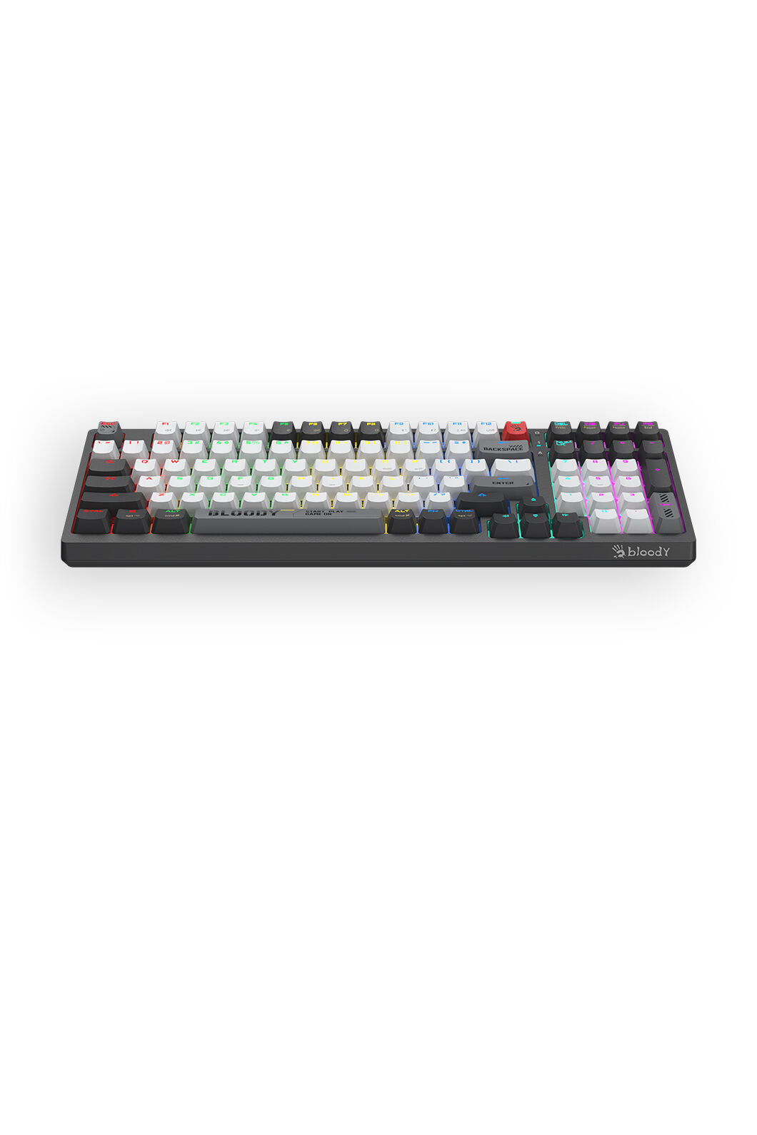 BLOODY - Bloody WS98 Bloody Grey 80% Dual Core Wireless Mechanical Keyboard - bloody-grey