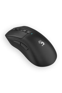 BLOODY - Bloody R73 Ultra Duo WaveLink Black Right-Hand 1ms Dual Mode Quick-Charge Indicator Gaming Mouse - black
