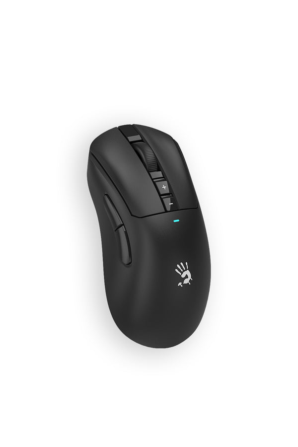 BLOODY - Bloody R73 Ultra Duo WaveLink Black Right-Hand 1ms Dual Mode Quick-Charge Indicator Gaming Mouse - black
