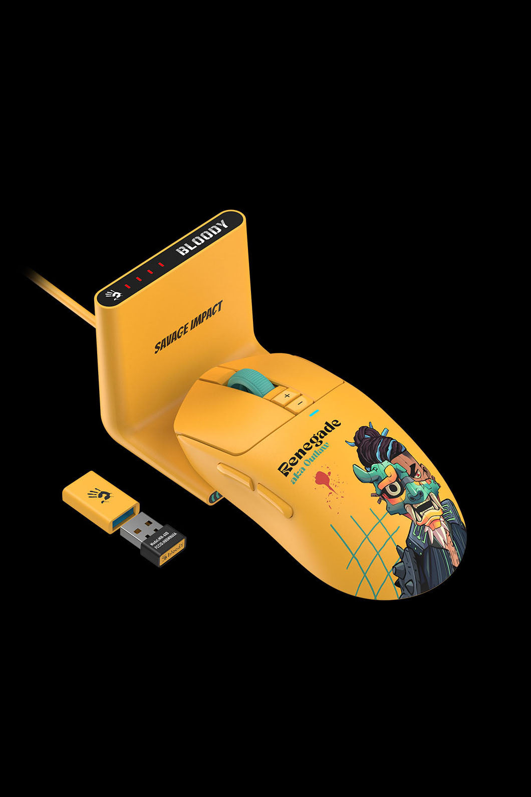 BLOODY - R72 Ultra Duo WaveLink W-Mouse - renegade