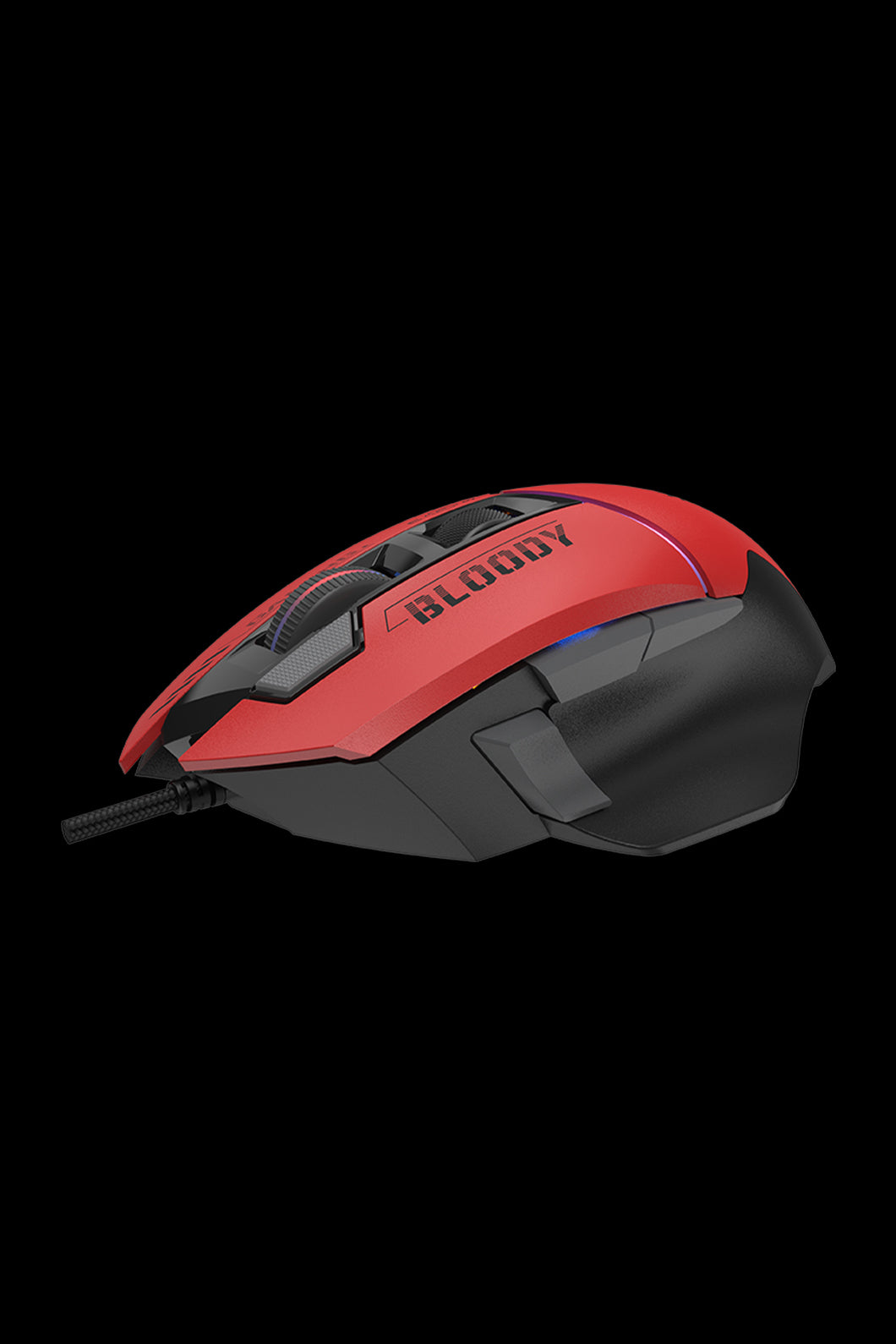 BLOODY - W95 Ultra Ex-Fire 5-Zone Mouse - sports-red