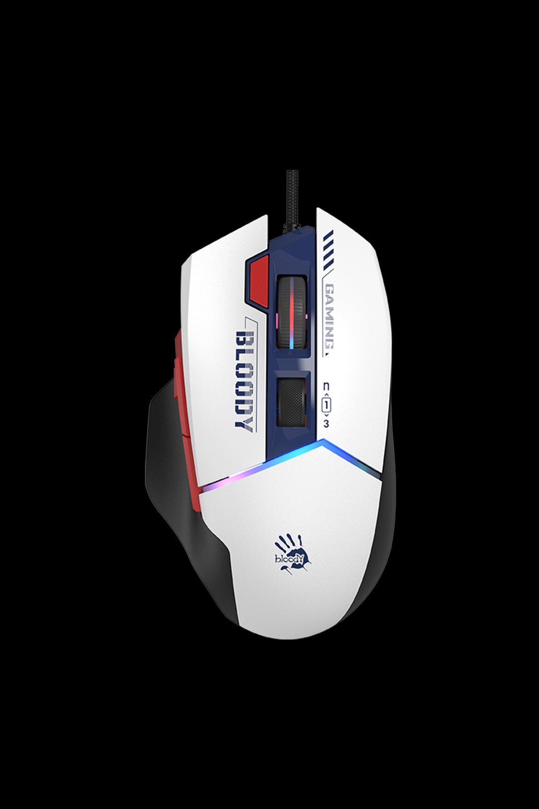 BLOODY - W95 Ultra Ex-Fire 5-Zone Mouse - sports-navy