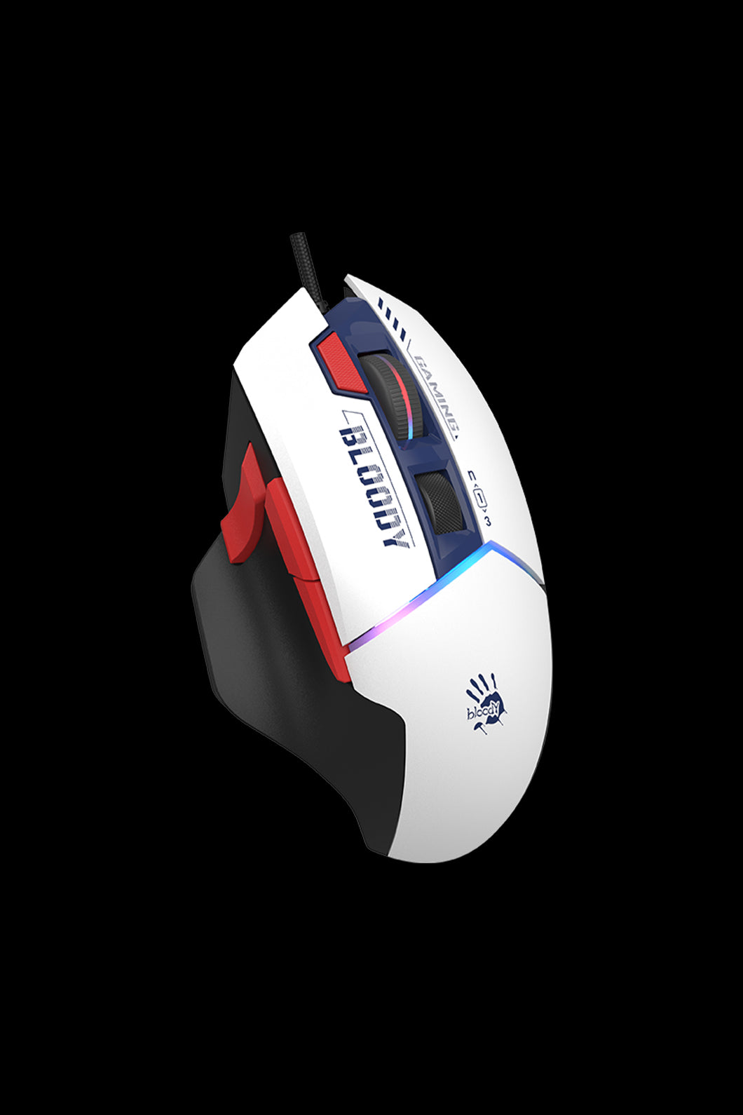 BLOODY - W95 Ultra Ex-Fire 5-Zone Mouse - sports-navy