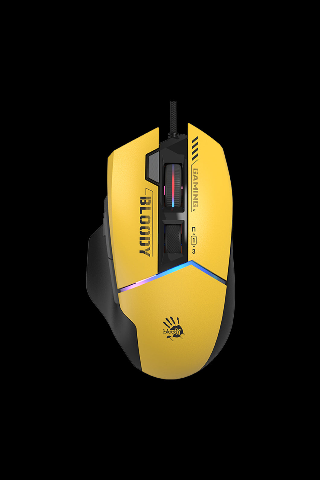 BLOODY - W95 Ultra Ex-Fire 5-Zone Mouse - sports-lime