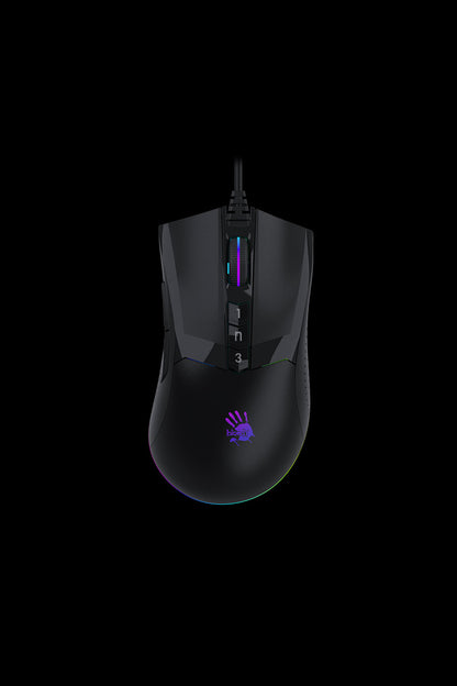 BLOODY - W90 Max RGB 10,000CPI Mouse - stone-black