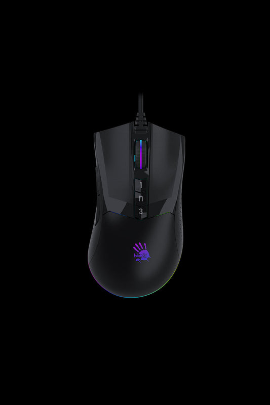 BLOODY - W90 Max RGB 10,000CPI Mouse - stone-black