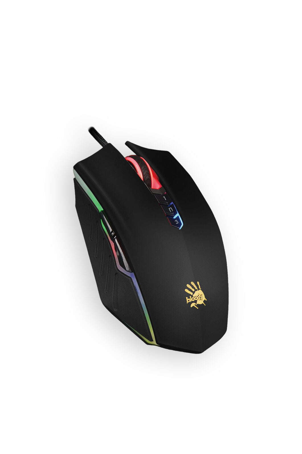 Bloody A70 Light Strike Matte Black Wired 6200 CPI Optical Gaming