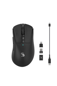 BLOODY - Bloody R73 Pro WaveLink Black Dual-Mode Wireless 26,000 CPI Gaming Mouse - black