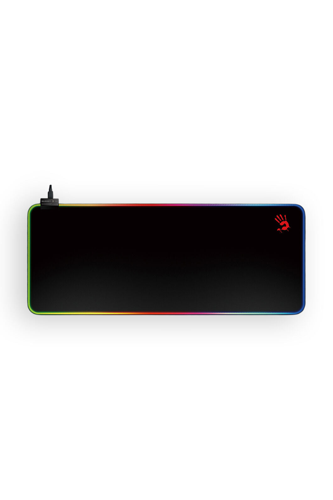 Bloody MP-75N Black Extended RGB Lighting Ultra-Smooth Gaming Mouse Pad ...
