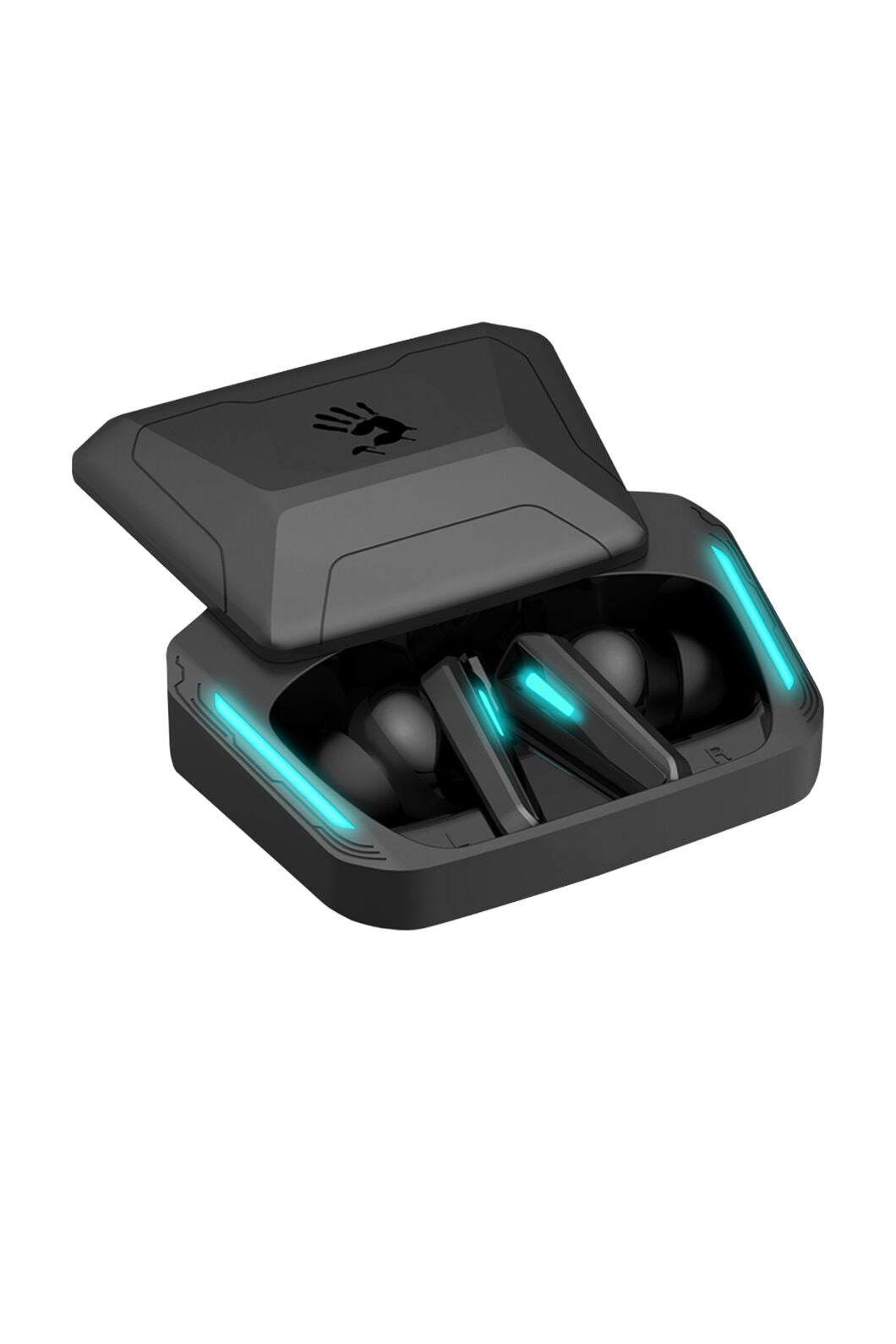 BLOODY - Bloody M70 TWS Black/Blue Bluetooth 5.0 Dual-Mode Gaming Earbuds - black-blue