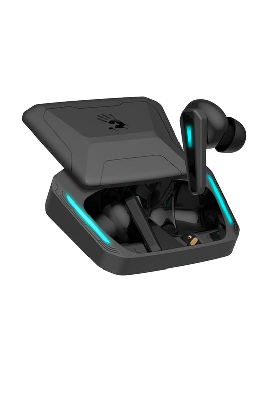 BLOODY - Bloody M70 TWS Black/Blue Bluetooth 5.0 Dual-Mode Gaming Earbuds - black-blue