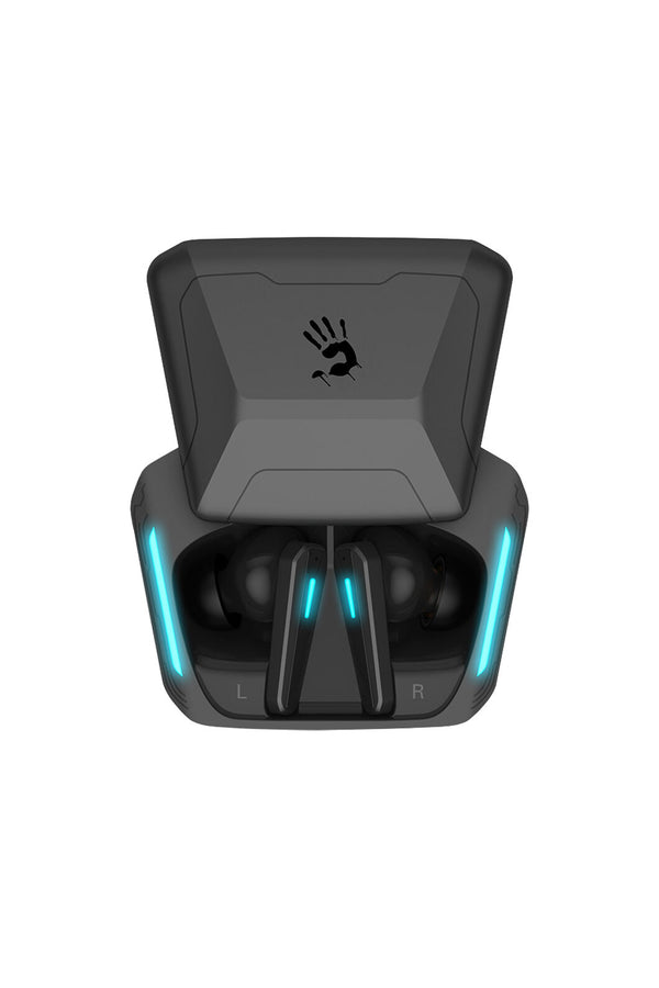 BLOODY - Bloody M70 TWS Black/Blue Bluetooth 5.0 Dual-Mode Gaming Earbuds - black-blue