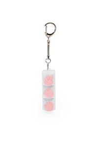 ELECTRONIC REBELLION - RPS Keycap Keychain-Clear - clear