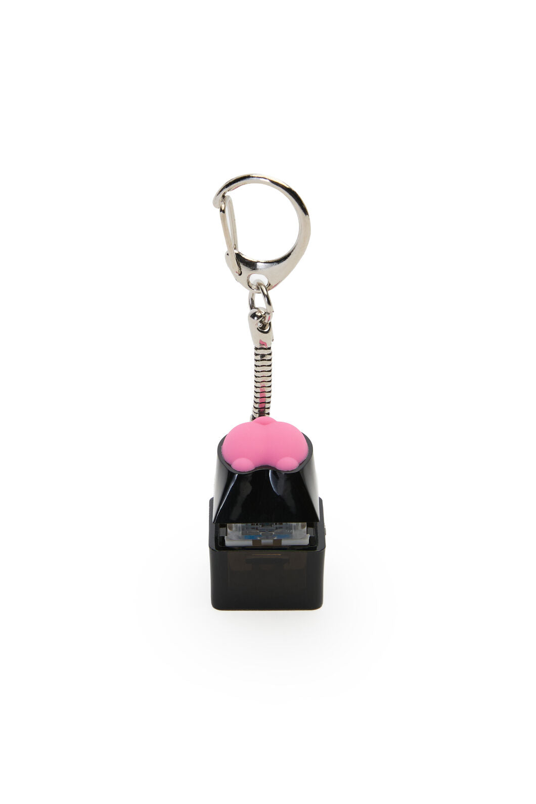 ELECTRONIC REBELLION - Cheeks Keycap Keychain-Black - black