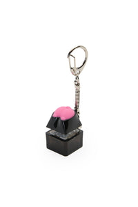ELECTRONIC REBELLION - Cheeks Keycap Keychain-Black - black