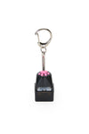 ELECTRONIC REBELLION - Paw Print Keycap Keychain-Black - black