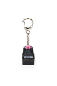 ELECTRONIC REBELLION - Paw Print Keycap Keychain-Black - black