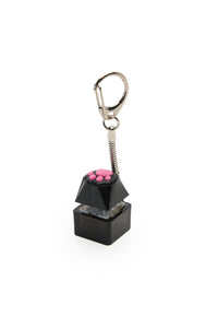 ELECTRONIC REBELLION - Paw Print Keycap Keychain-Black - black