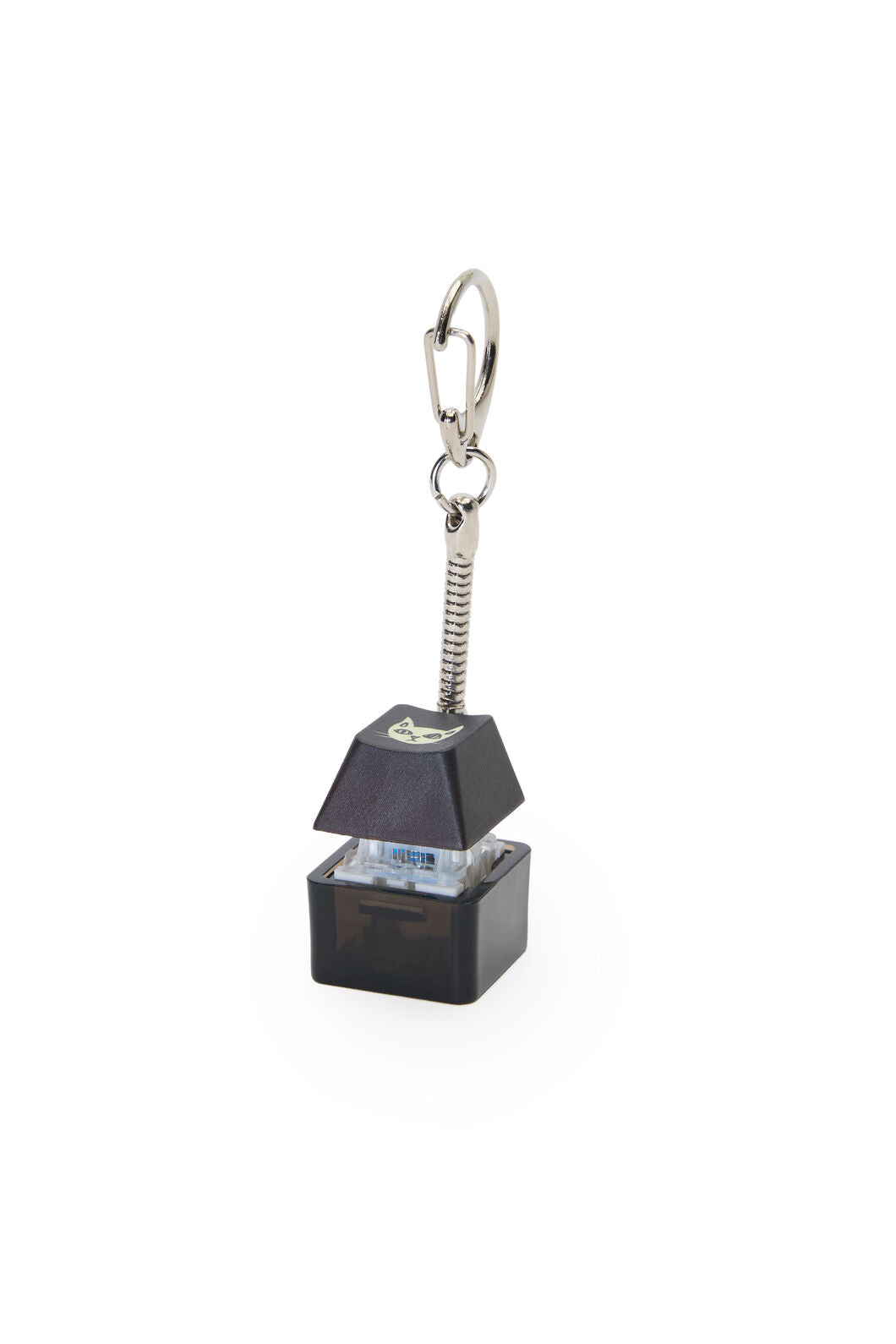 ELECTRONIC REBELLION - Atomic Cat keycap Keychain-Black - black