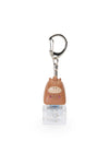 ELECTRONIC REBELLION - Brown Cow Keycap Keychain-Brown - brown