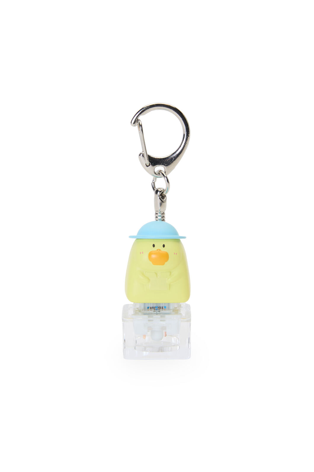 ELECTRONIC REBELLION - Duck Keycap Keychain-Yellow - yellow