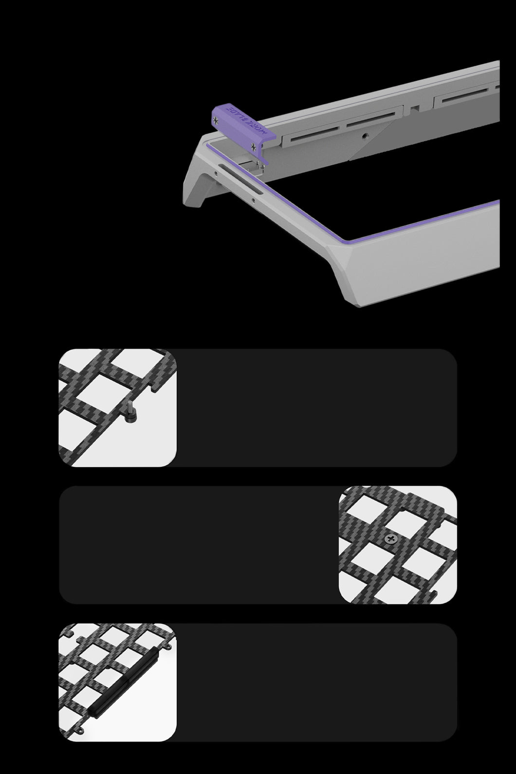 MORK BLADE - MK60W-WHITE JADE POM KB - white