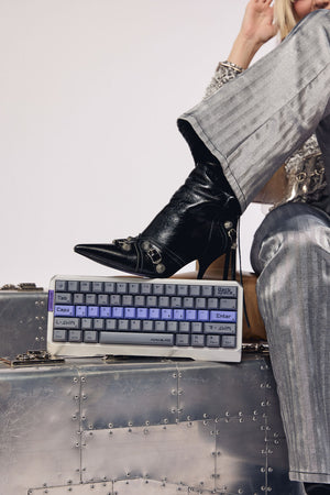 MORK BLADE - MK60S-Silver Jade POM KB - silver