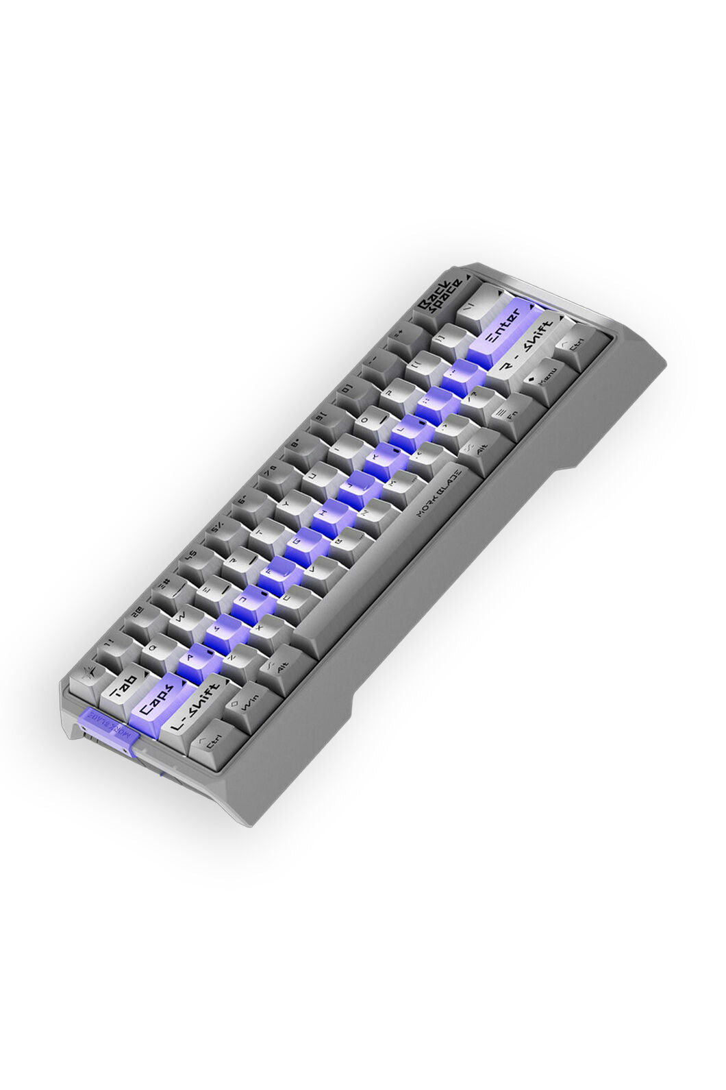 Mork Blade MK60S Silver Jade POM 60% Hall Effect CNC Aluminium