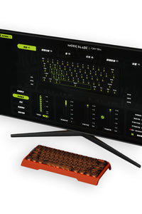 MORK BLADE - Mork Blade MK60S Silver Jade POM 60% Hall Effect CNC Aluminium Gaming Keyboard - silver