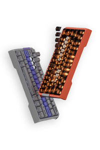 MORK BLADE - Mork Blade MK60S Silver Jade POM 60% Hall Effect CNC Aluminium Gaming Keyboard - silver