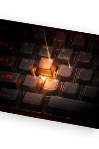 MORK BLADE - Mork Blade MK60O Orange Jade AIR 60% Hall Effect Gasket Magnetic Gaming Keyboard - orange