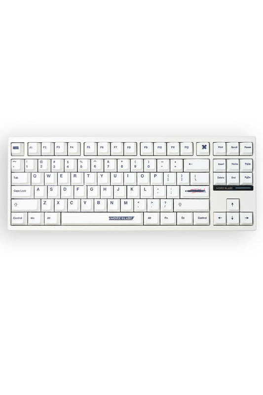 MORK BLADE - BOLD87W-White Jade PRO KB-White - white