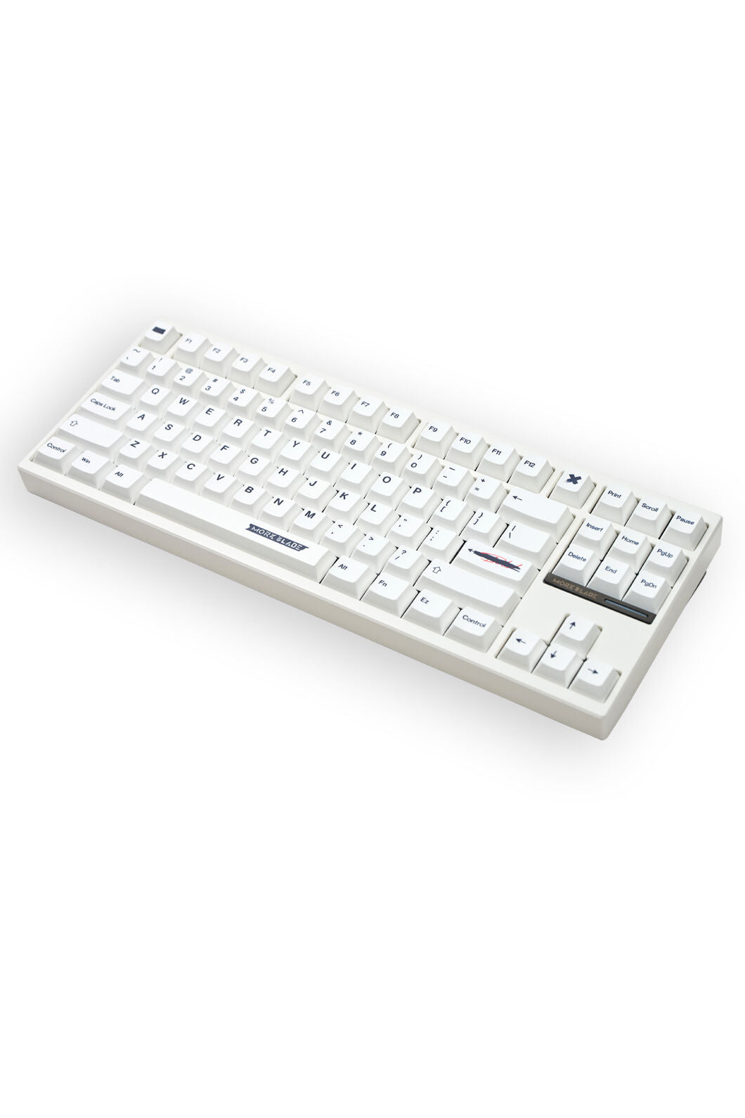 MORK BLADE - BOLD87W-White Jade PRO KB-White - white